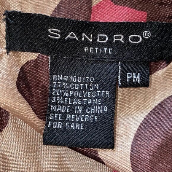 Sandro Double Breasted Peacoat In Grey - Picture 5 of 11